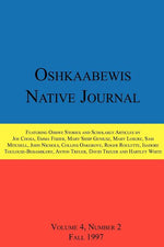 Book cover for Oshkaabewis Native Journal (Vol. 4, No. 2)