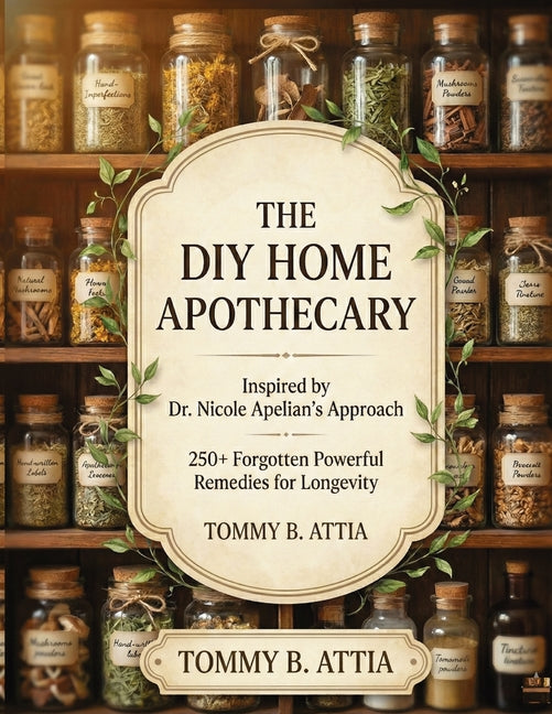 Book cover for DIY Home Apothecary: Inspired by Dr. Nicole Apelian's Approach - 250+ forgotten powerful remedies for longevity