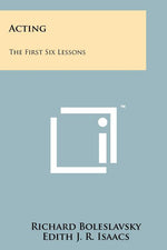 Book cover for Acting: The First Six Lessons