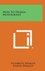 Book cover for How to Design Monograms