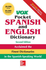 Book cover for Vox Pocket Spanish and English Dictionary, 2nd Edition