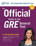 Book cover for The Official Guide to the GRE General Test, Third Edition