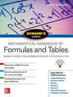 Book cover for Schaum's Outline of Mathematical Handbook of Formulas and Tables