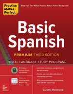 Book cover for Practice Makes Perfect: Basic Spanish, Premium Third Edition