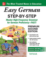 Book cover for Easy German Step-By-Step, Second Edition