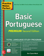 Book cover for Practice Makes Perfect: Basic Portuguese, Premium Second Edition
