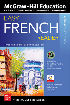 Book cover for Easy French Reader, Premium Fourth Edition