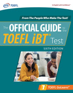 Book cover for Official Guide to the TOEFL IBT Test, Sixth Edition