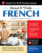 Book cover for Read & Think French, Premium Third Edition