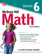 Book cover for McGraw Hill Math Grade 6, Third Edition