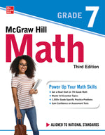 Book cover for McGraw Hill Math Grade 7, Third Edition