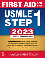 Book cover for First Aid for the USMLE Step 1 2023