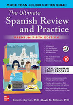 Book cover for The Ultimate Spanish Review and Practice, Premium Fifth Edition
