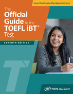Book cover for The Official Guide to the TOEFL IBT Test, Seventh Edition