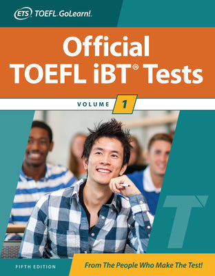 Book cover for Official TOEFL IBT Tests Volume 1, Fifth Edition
