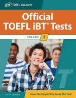 Book cover for Official TOEFL IBT Tests Volume 1, Fifth Edition