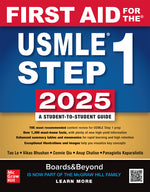 Book cover for First Aid for the USMLE Step 1 2025