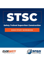 Book cover for Safety Trained Supervisor Construction (Stsc) Exam Study Workbook: Revised
