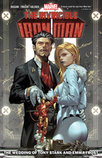 Book cover for Invincible Iron Man by Gerry Duggan Vol. 2: The Wedding of Tony Stark and Emma Frost