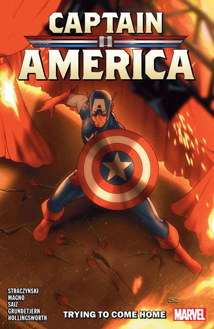 Book cover for Captain America by J. Michael Straczynski Vol. 2: Trying to Come Home