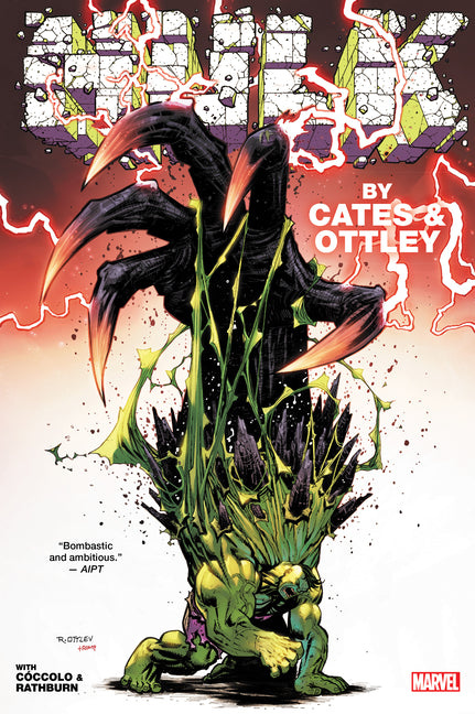 Book cover for Hulk by Cates & Ottley Omnibus Ryan Ottley Titan Cover