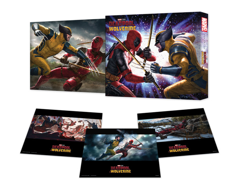 Book cover for Marvel Studios' Deadpool & Wolverine: The Art of the Movie Slipcase