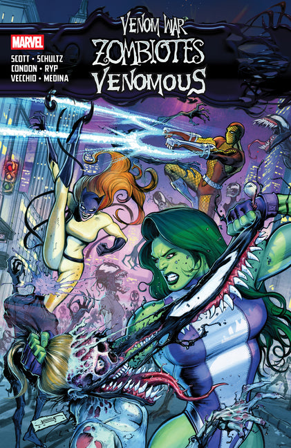 Book cover for Venom War: Zombiotes/Venomous