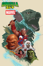 Book cover for Godzilla vs. the Marvel Universe