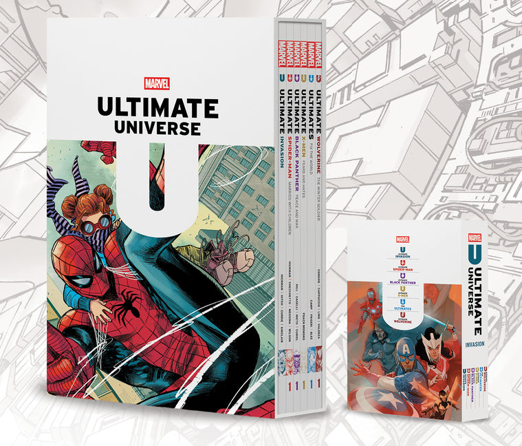 Book cover for Ultimate Universe: Invasion Box Set Slipcase