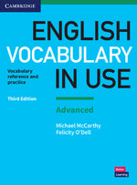 Book cover for English Vocabulary in Use: Advanced Book with Answers: Vocabulary Reference and Practice