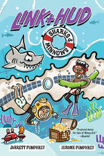Book cover for Link + Hud: Sharks & Minnows