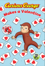 Book cover for Curious George Makes a Valentine (Cgtv Reader)