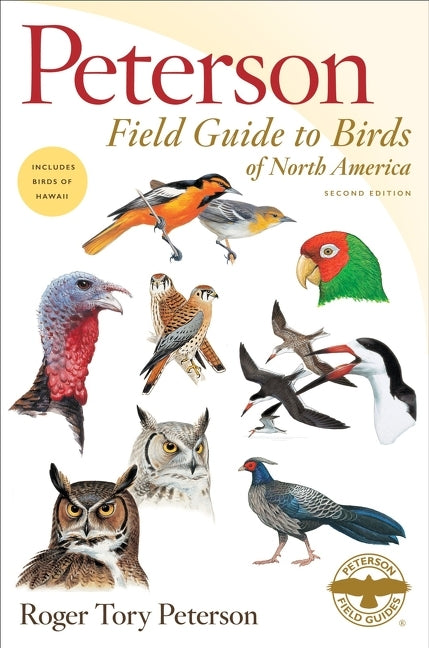 Book cover for Peterson Field Guide to Birds of North America