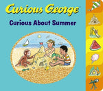 Book cover for Curious George Curious about Summer Tabbed Board Book