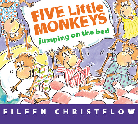 Book cover for Five Little Monkeys Jumping on the Bed Board Book