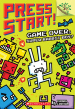 Book cover for Game Over, Super Rabbit Boy!: A Branches Book (Press Start! #1): Volume 1