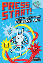 Book cover for Super Rabbit Boy Powers Up! a Branches Book (Press Start! #2): Volume 2