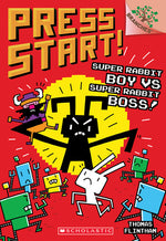 Book cover for Super Rabbit Boy vs. Super Rabbit Boss!: A Branches Book (Press Start! #4): Volume 4