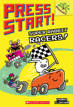 Book cover for Super Rabbit Racers!: A Branches Book (Press Start! #3): Volume 3