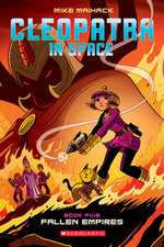 Book cover for Fallen Empire: A Graphic Novel (Cleopatra in Space #5): Volume 5