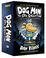 Book cover for Dog Man: The Epic Collection: From the Creator of Captain Underpants (Dog Man #1-3 Box Set)