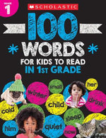 Book cover for 100 Words for Kids to Read in First Grade Workbook