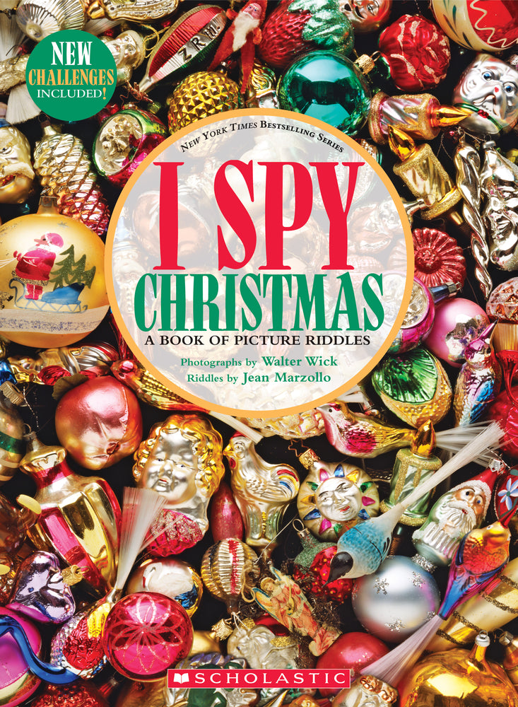 Book cover for I Spy Christmas: A Book of Picture Riddles
