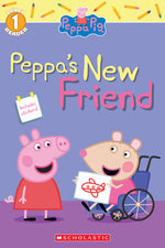 Book cover for Peppa's New Friend (Peppa Pig Level 1 Reader with Stickers)