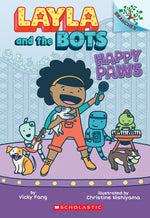 Book cover for Happy Paws: A Branches Book (Layla and the Bots #1): Volume 1
