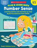 Book cover for Play & Learn Math: Number Sense: Learning Games and Activities to Help Build Foundational Math Skills