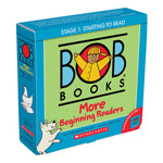 Book cover for Bob Books - More Beginning Readers Box Set Phonics, Ages 4 and Up, Kindergarten (Stage 1: Starting to Read)