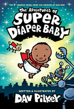 Book cover for Adventures of Super Diaper Baby: Color Edition (Color)