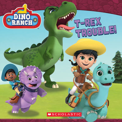Book cover for T-Rex Trouble! (Dino Ranch)