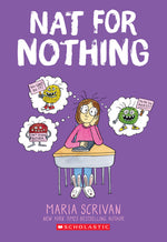 Book cover for Nat for Nothing: A Graphic Novel (Nat Enough #4)